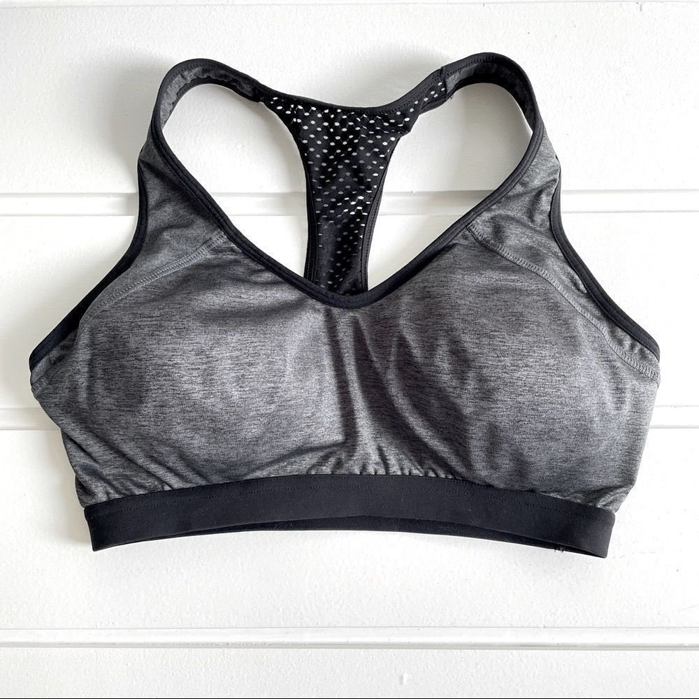 Reebok Mesh T Back Keyhole Padded Sports Bra S/M